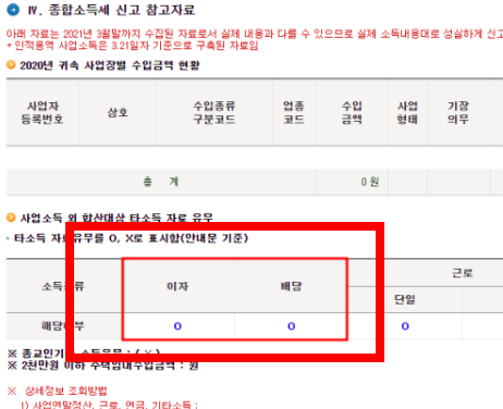 금융소득 확인방법 사이트 안내