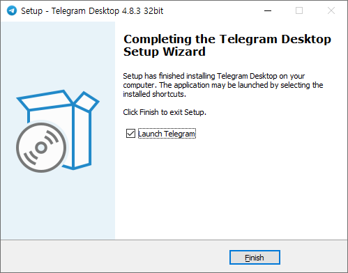 텔레그램 설치화면