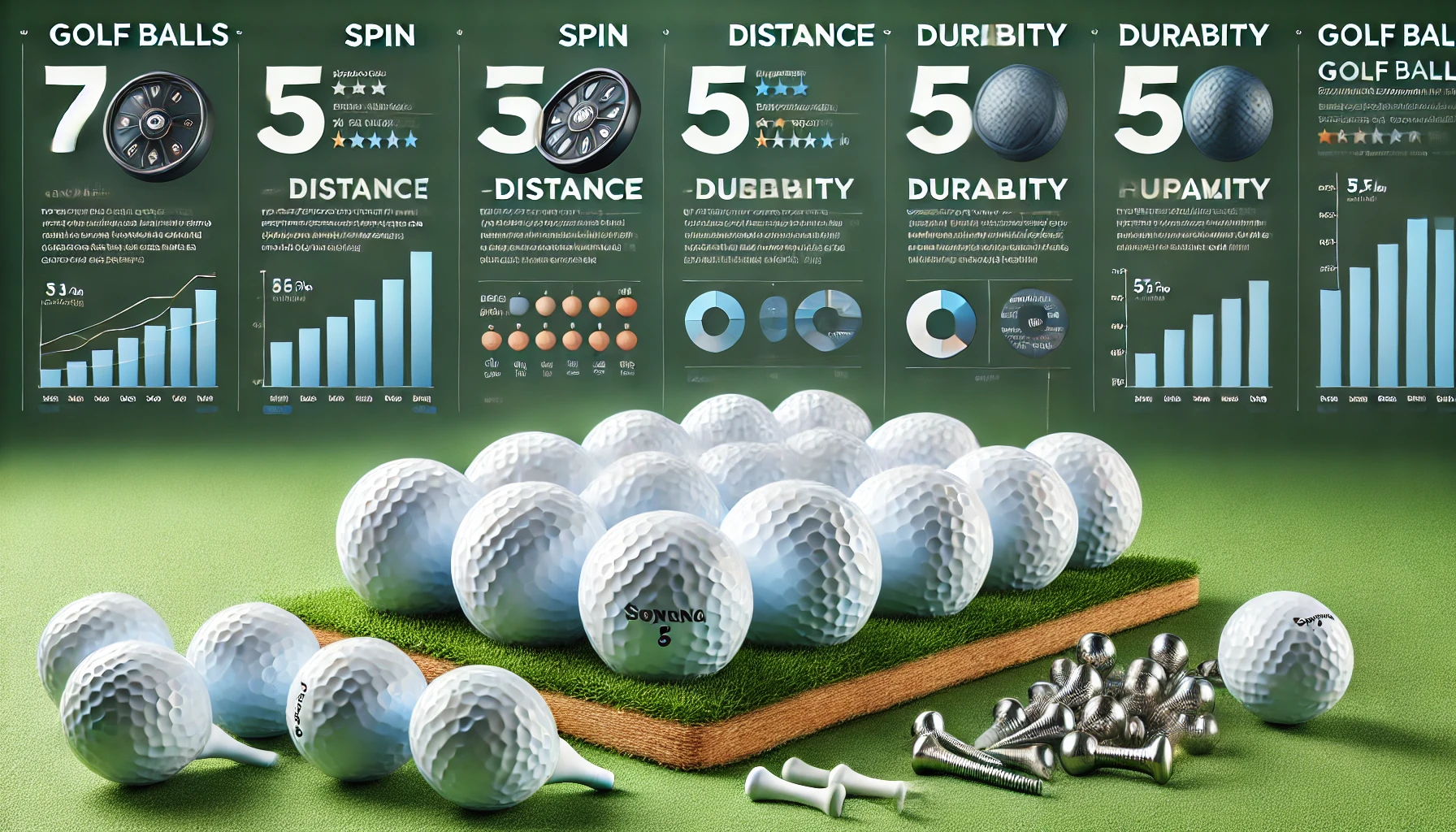 인기 골프공 TOP 5, 어떤 걸 선택할까?