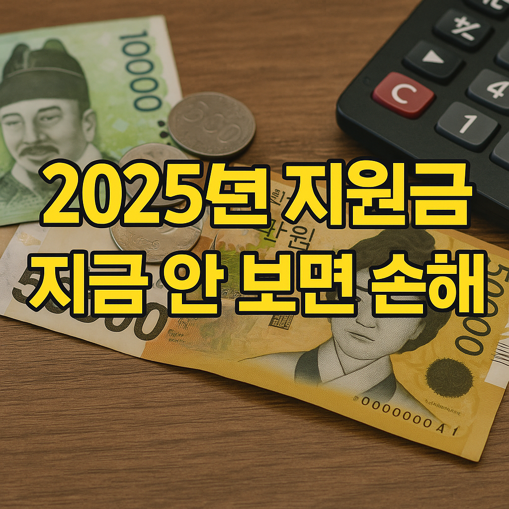 2025년 정부지원금 혜택