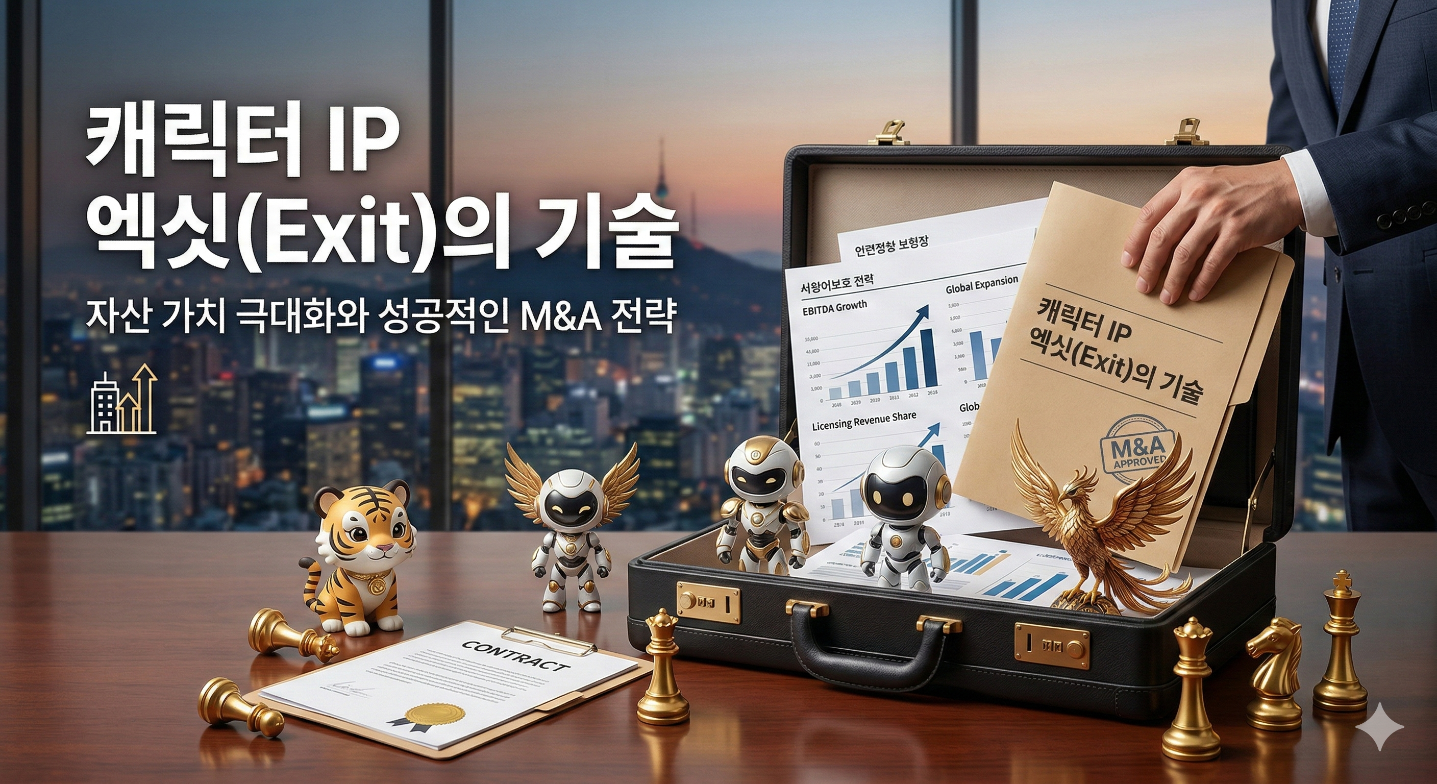 캐릭터IP 엑싯의 기술