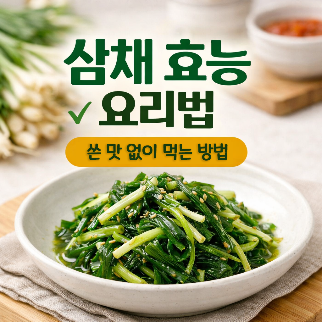 삼채 효능 제대로 알기 맛있게 먹는 요리법까지