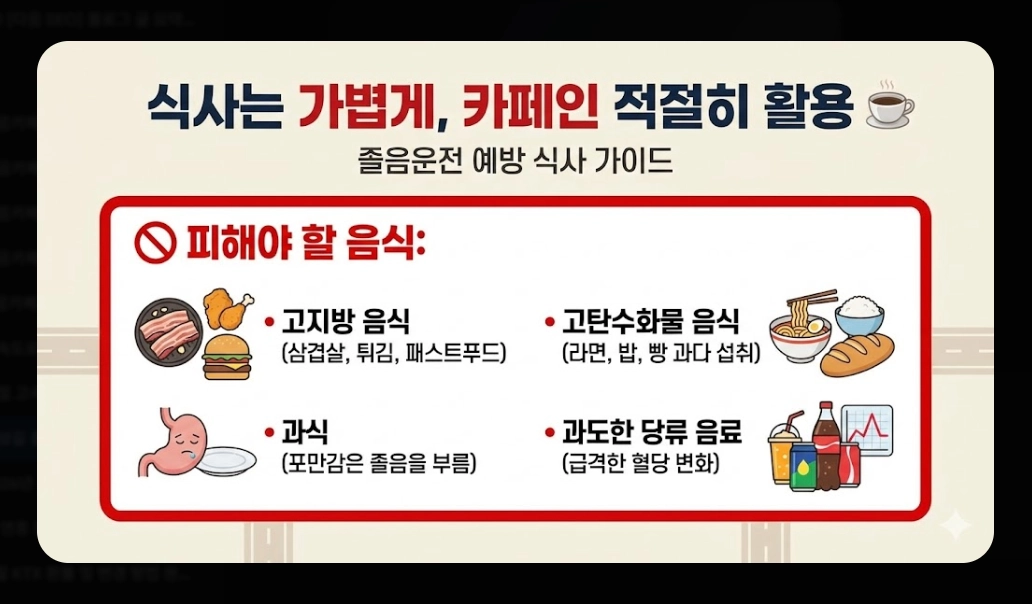 2026년 설 귀성길 졸음운전 예방법 BEST 7