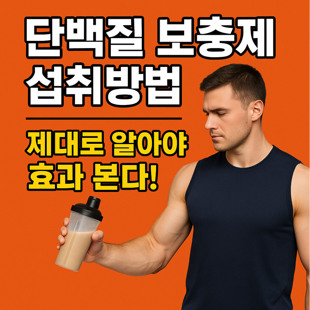 단백질 보충제 섭취방법에 대한 썸네일 이미지