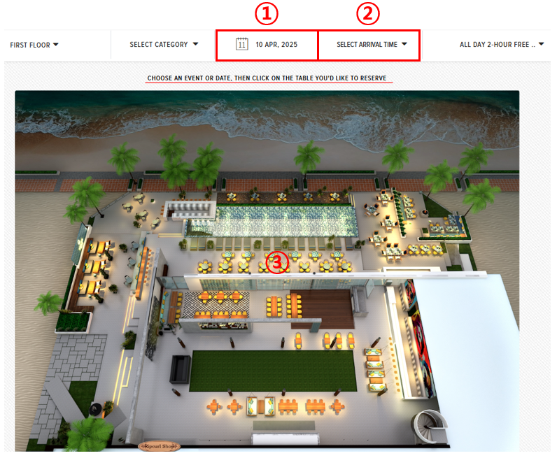 세일링 클럽-푸꾸옥-예약화면