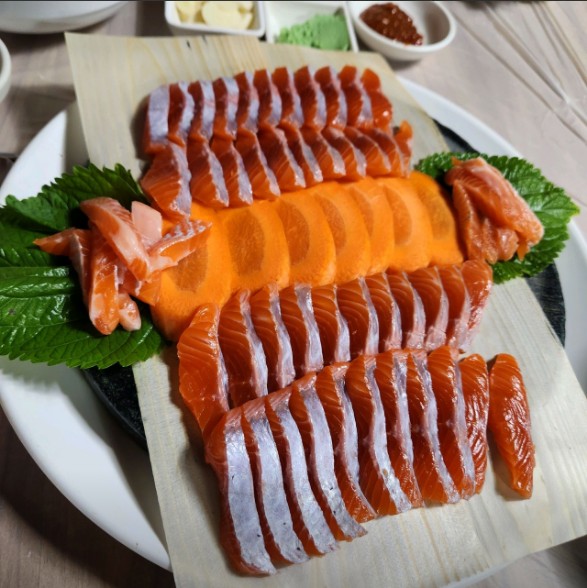 평창 남우수산송어회 메뉴 이미지