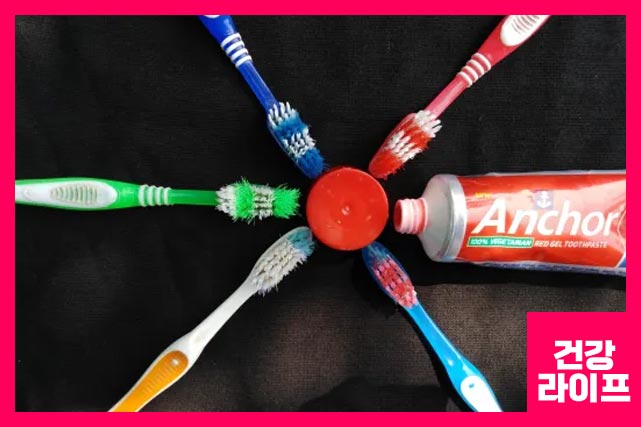입냄새 제거방법 칫솔 정기적으로 교체하기