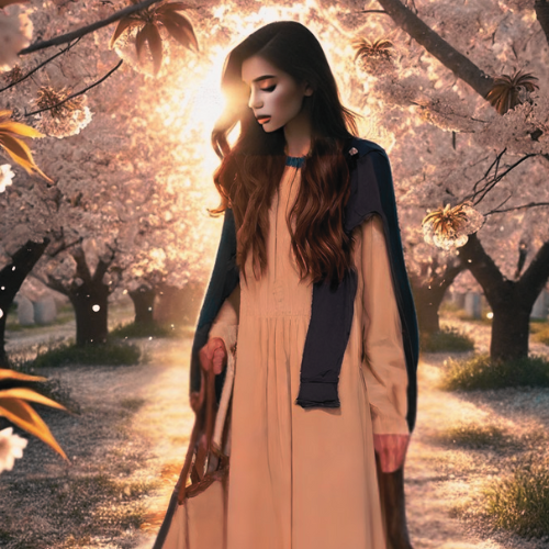 2025년 벗꽃개화시기 축제 원피스