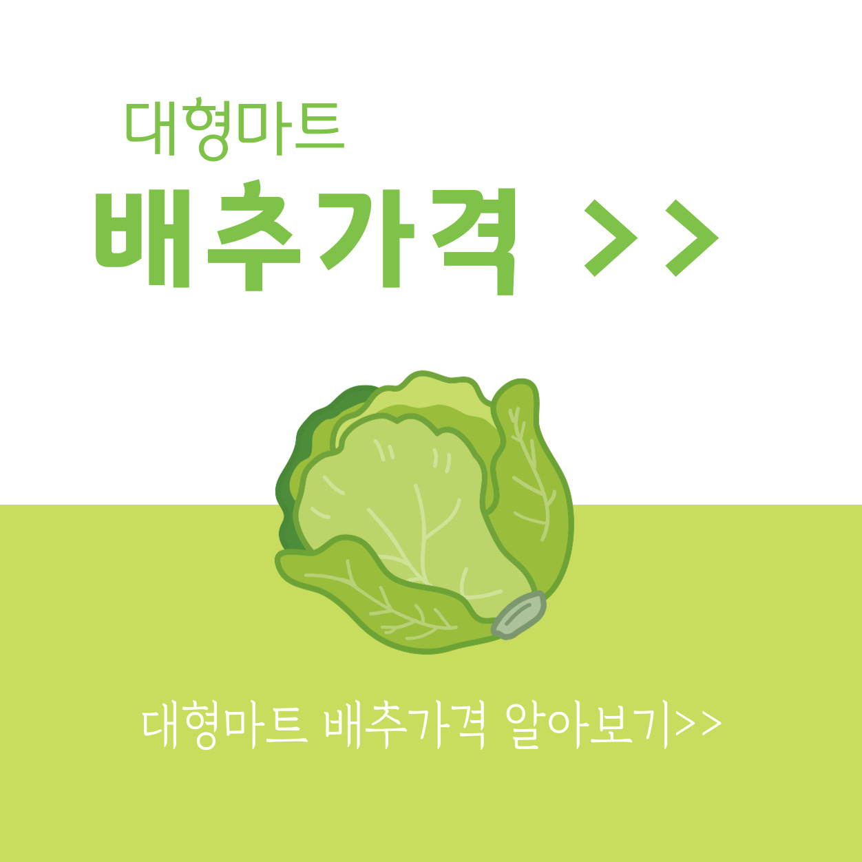 배추가격 조회하기