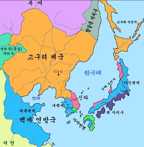 삼국의 역사적 영토