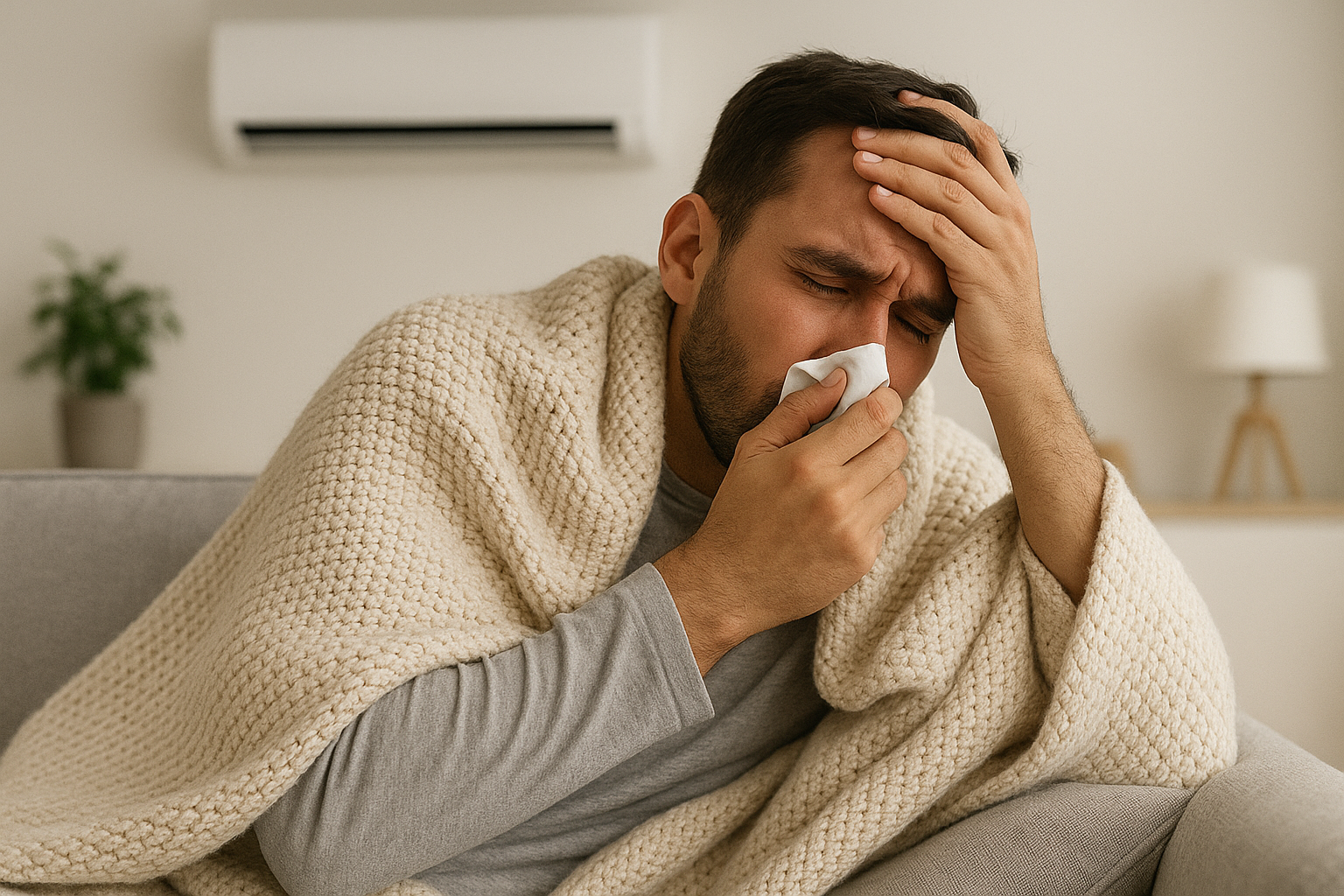 냉방병 걸린 사람