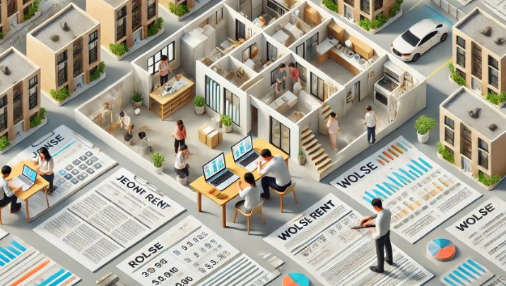전세 제도 변화와 수요 증가에 따른 월세 흐름 분석 관련 이미지