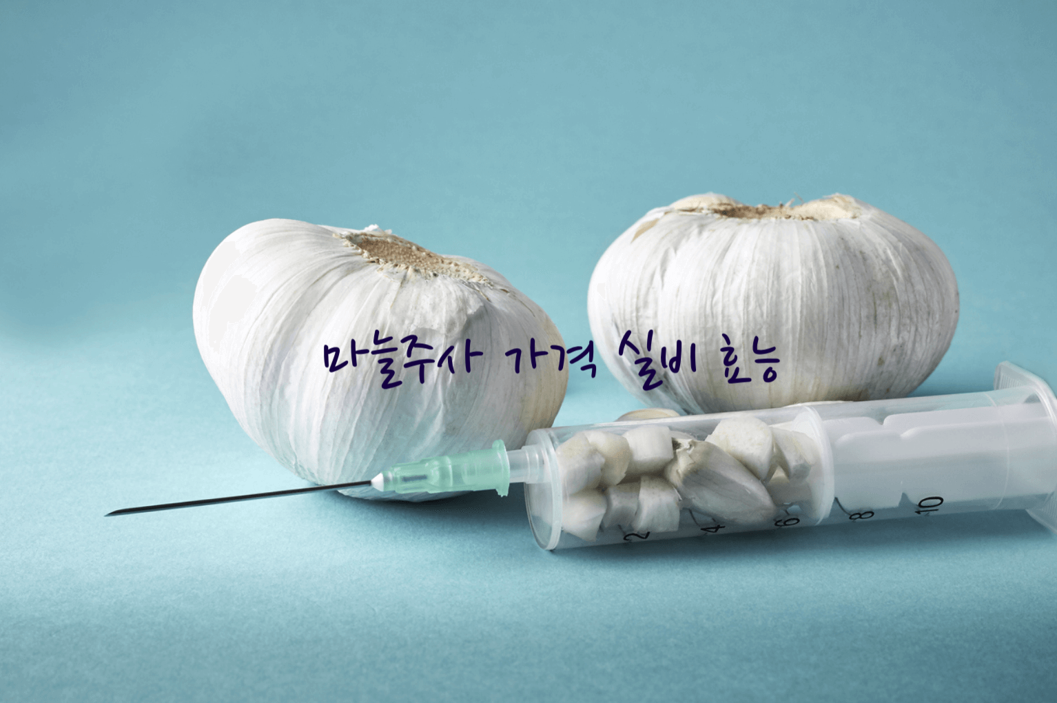 마늘주사 가격