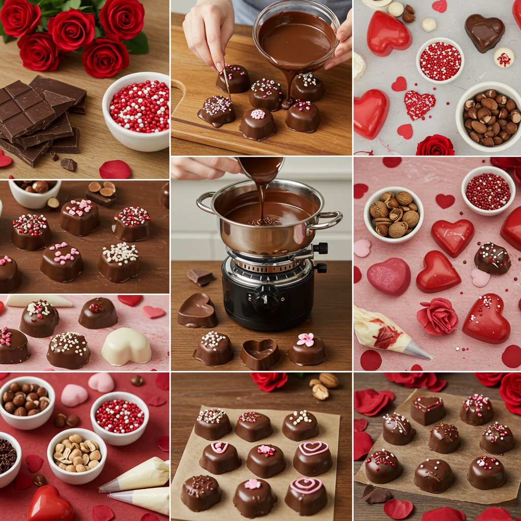 수제 초콜릿 만들기