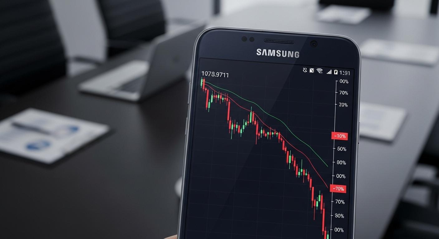 삼성전자 주가 하락