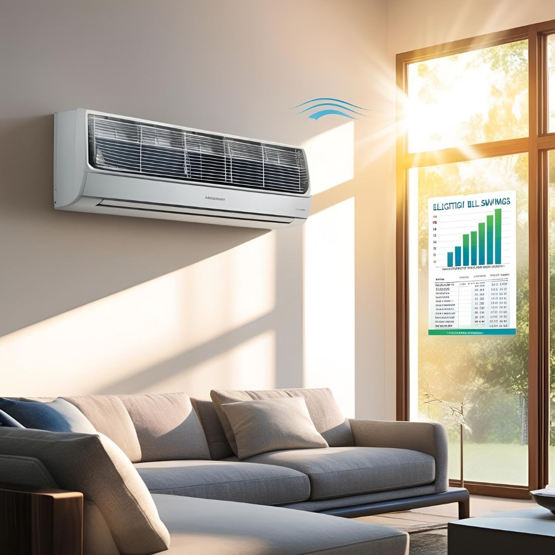 에어컨에서 시워한 바람이