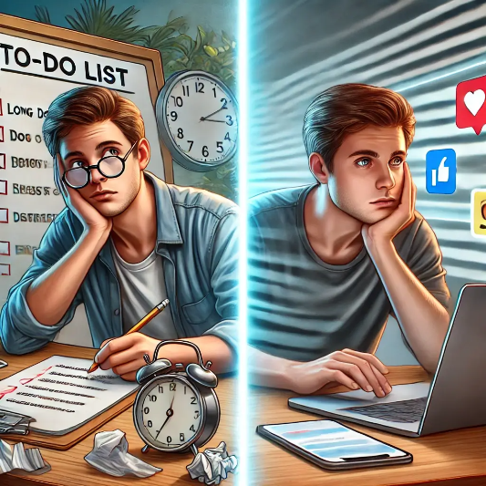 프로크라스티네이션,미루는 습관,본능,보상,완벽주의