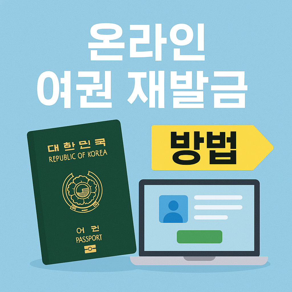 여권 재발급 방법