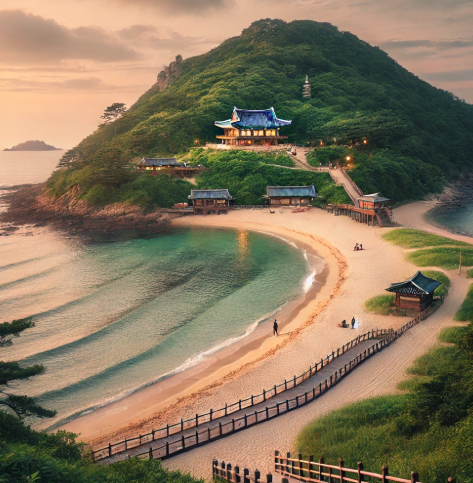 조용한 섬 석모도 사진