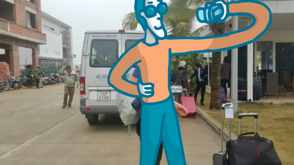 하롱베이 선창작앞 인증샷