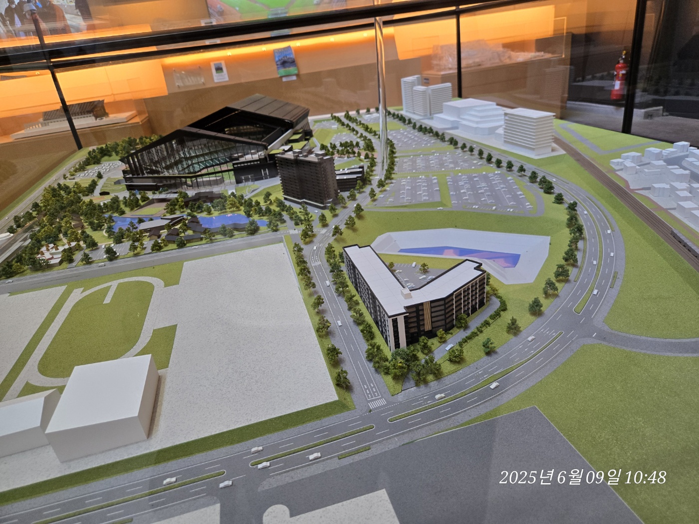 에스콘필드 홋카이도돔 모형도