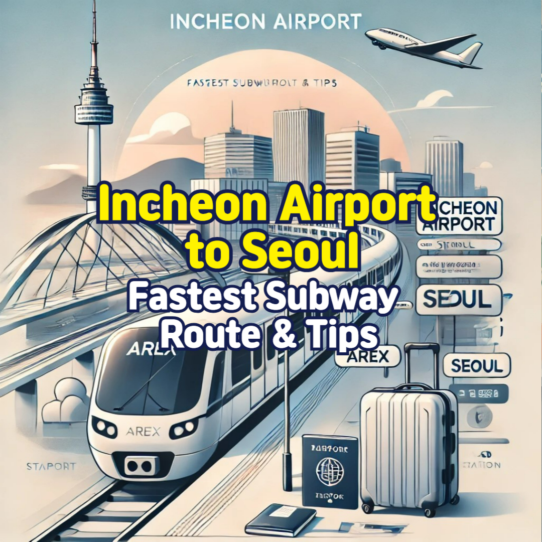 Incheon Airport to Seoul: Fastest Subway Route &amp; Tips
