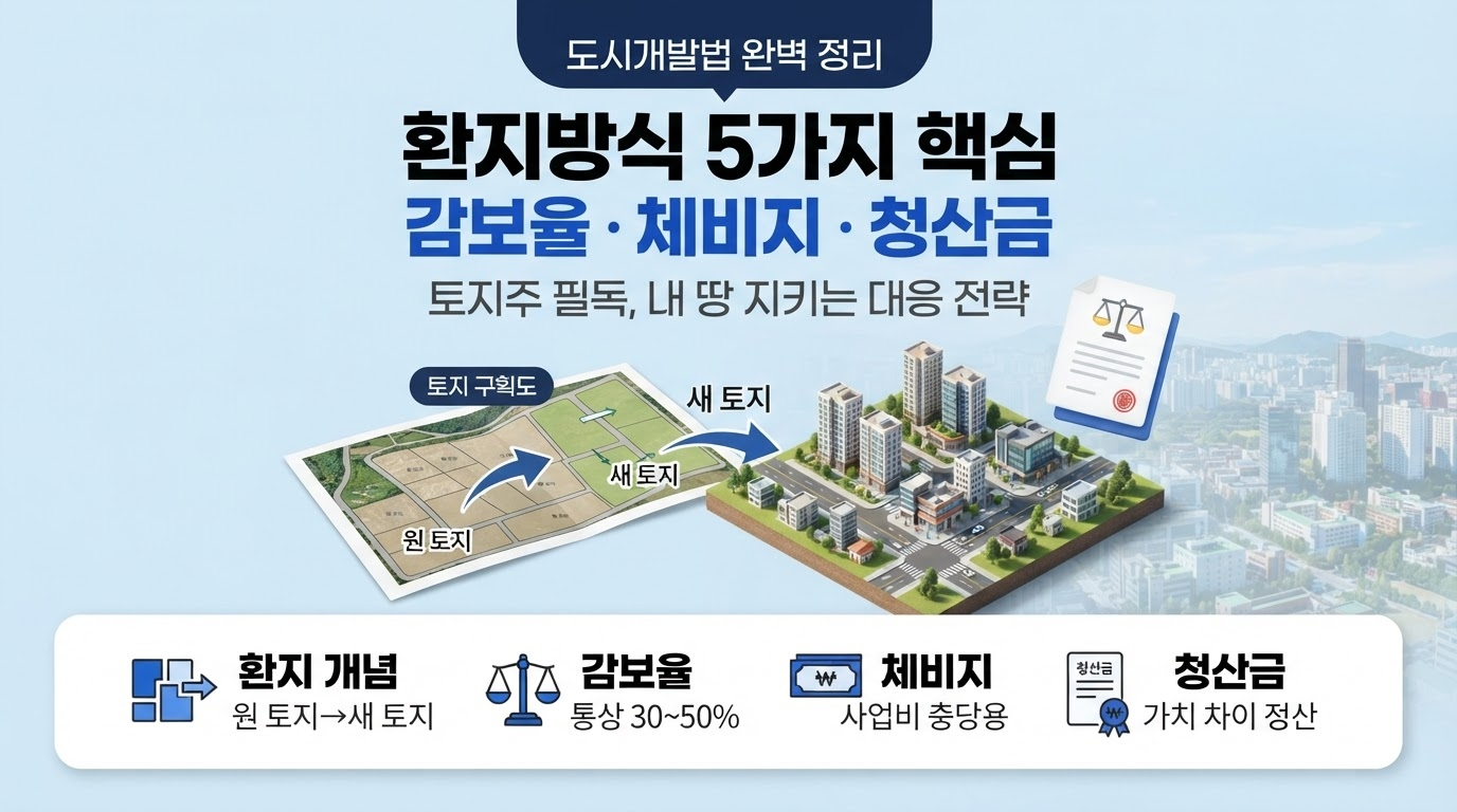 도시개발 환지방식 핵심사항