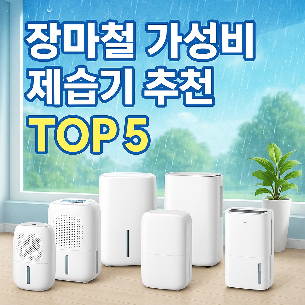 장마철 가성비 제습기 추천 TOP 5