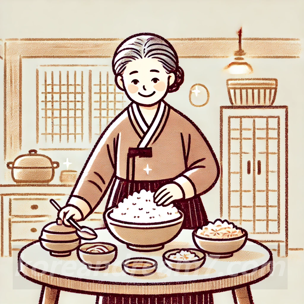 돌아가신 할머니가 밥차려주는 꿈