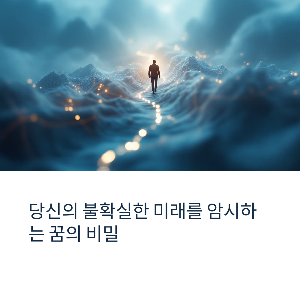 흐릿한 지도 위를 걷는 꿈 썸네일