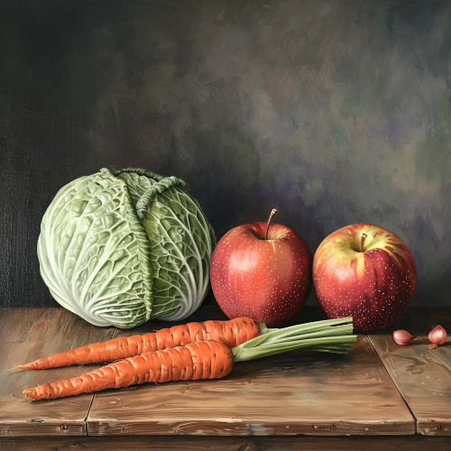 당근 양배추 사과