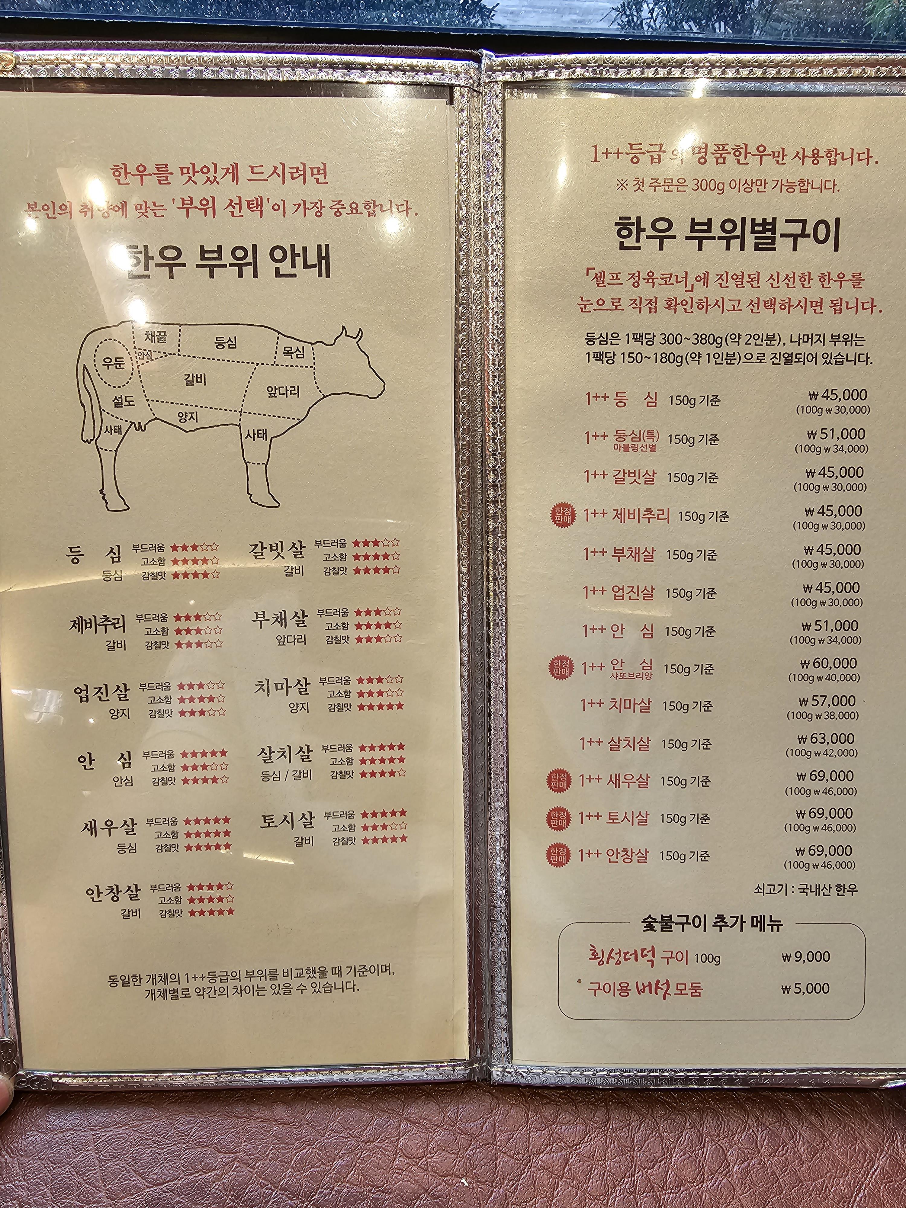 강원도_횡성군_둔내면_하누성_메뉴판