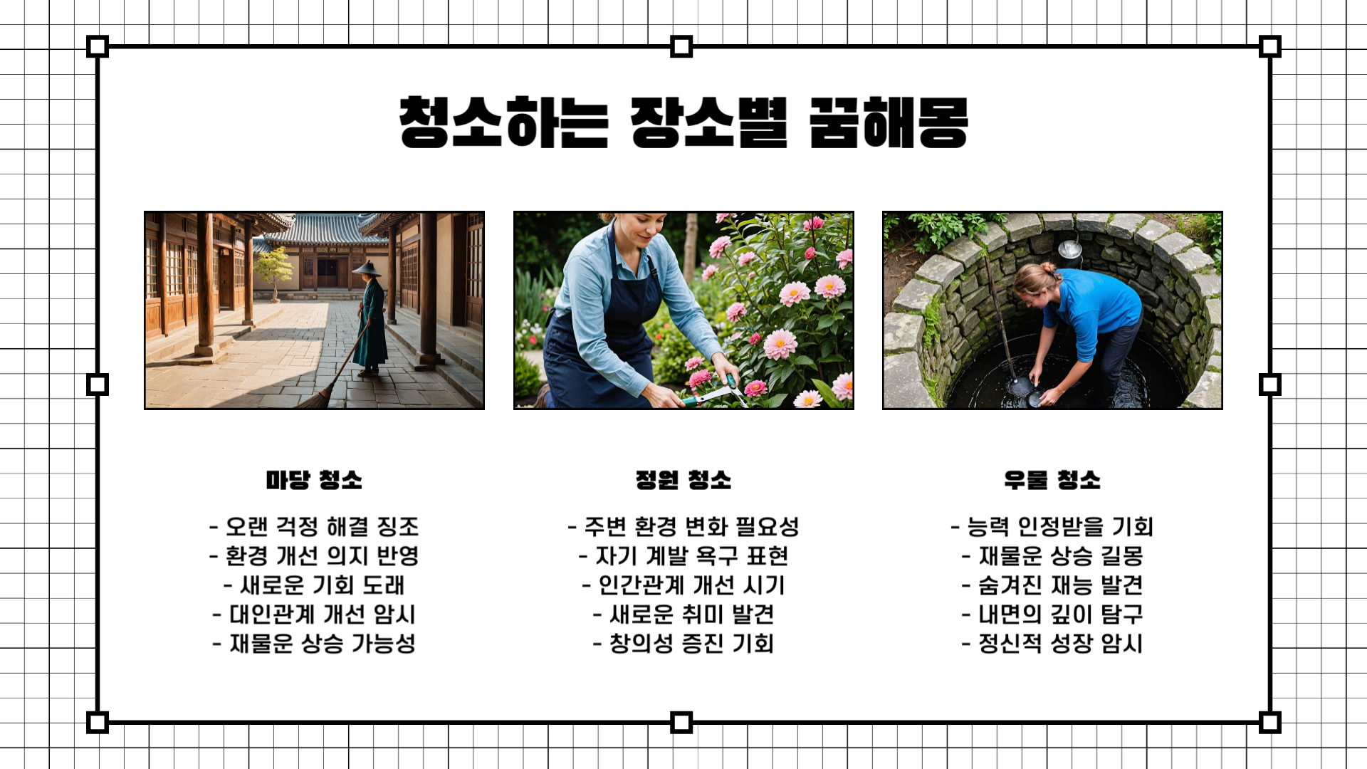 청소하는 꿈해몽