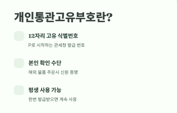개인통관고유부호 조회 쉽게 정리 2