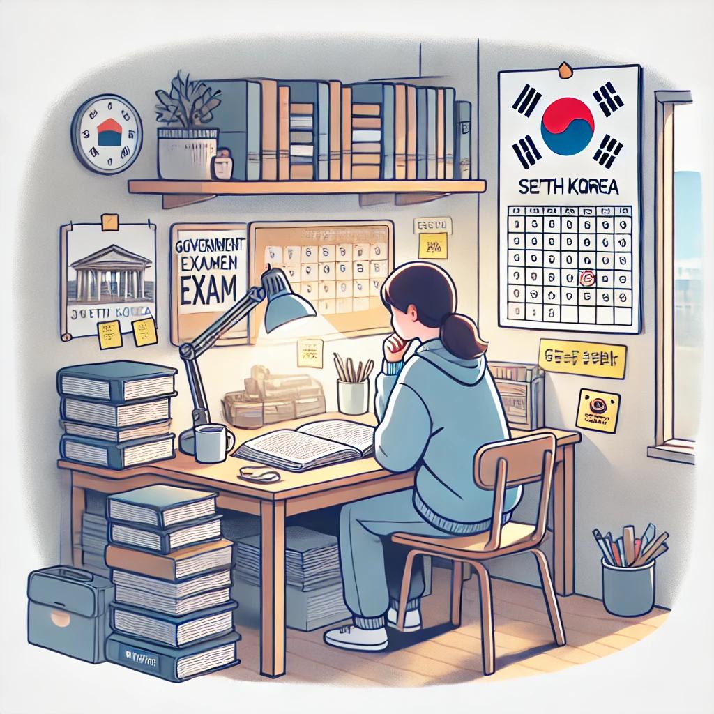 공무원 시험 준비생 관련 이미지 사진