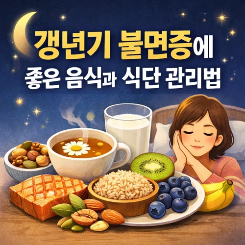 갱년기 불면증에 좋은 음식 썸네일