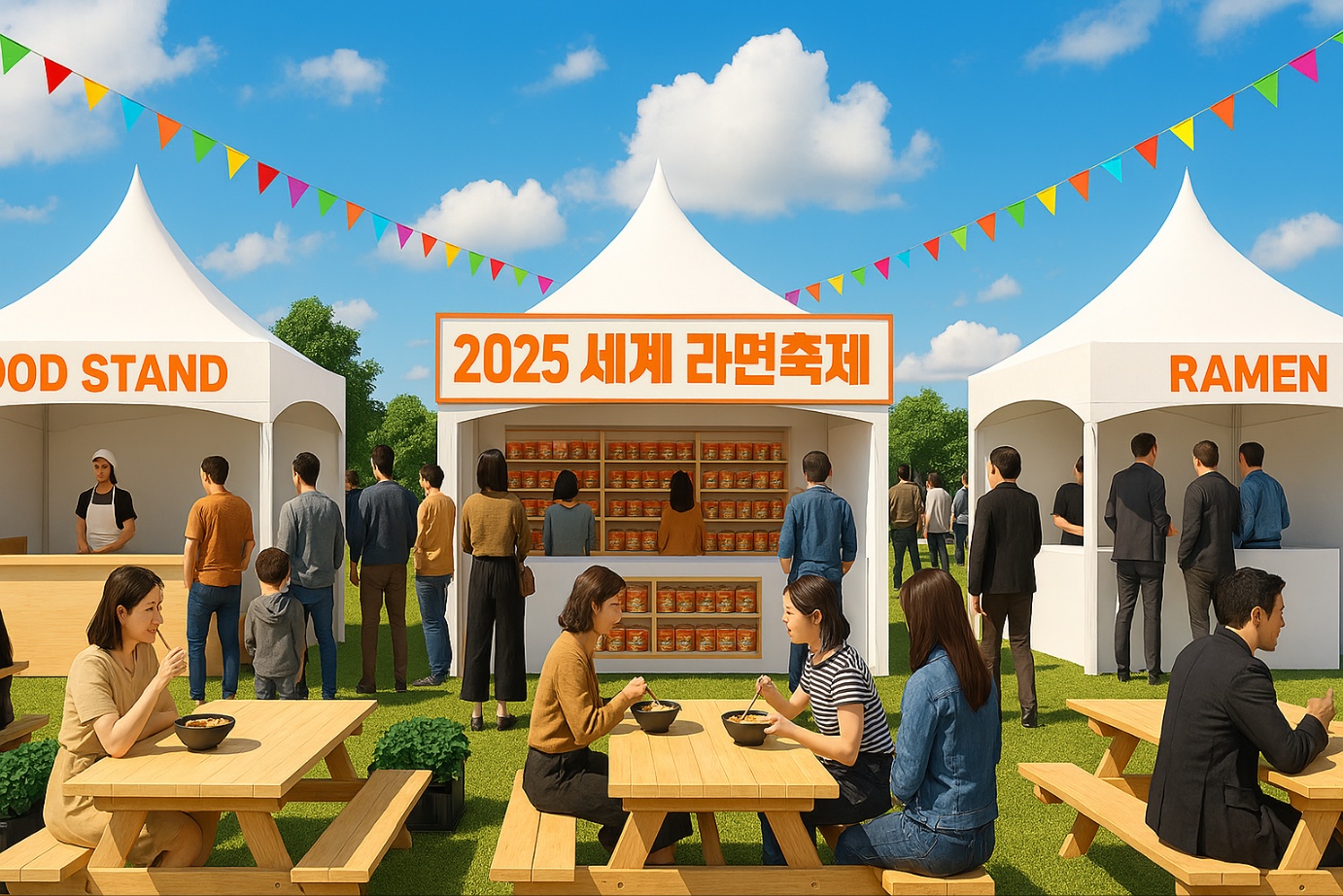 세계라면축제 현장 이미지