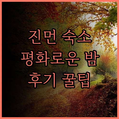 평화로운 휴식을 위한 선택 Peace