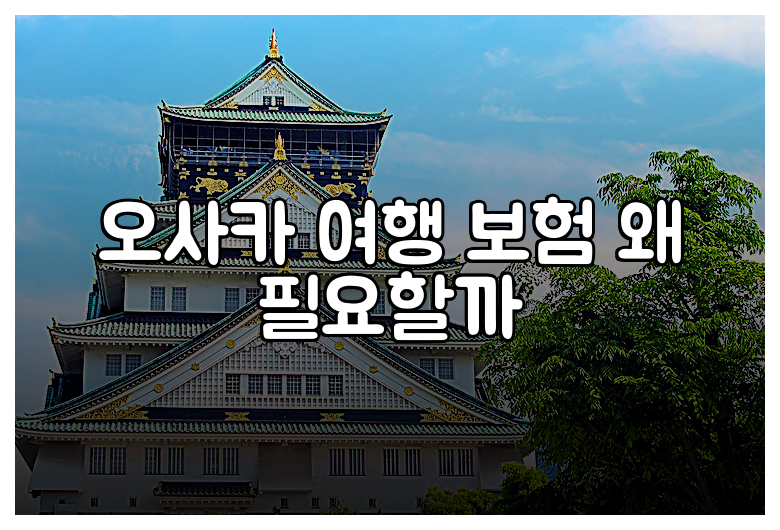 오사카 여행 보험 왜 필요할까