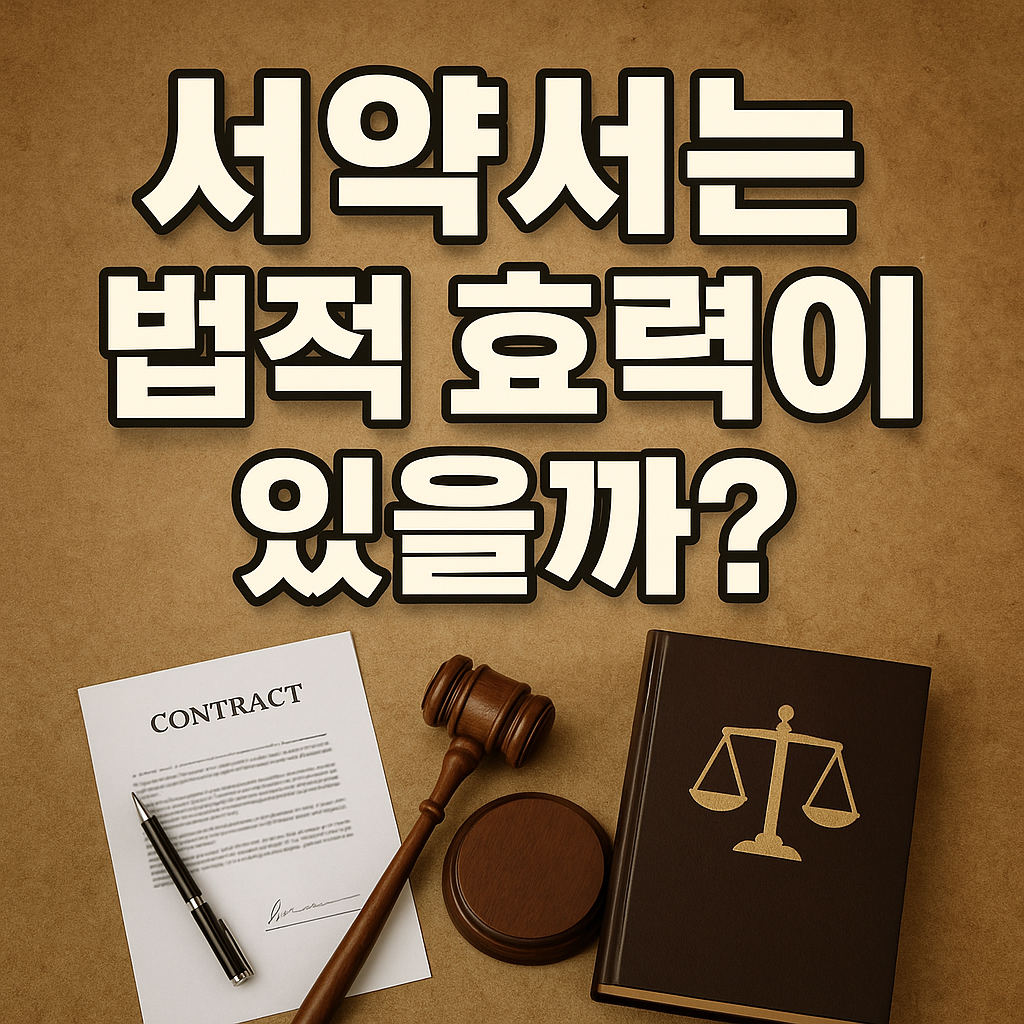 서약서 법적 효력