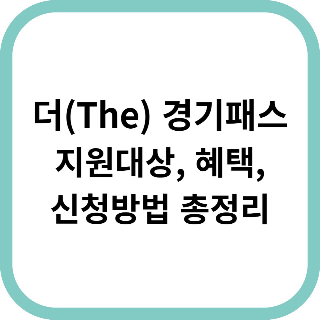 더-경기패스-총정리