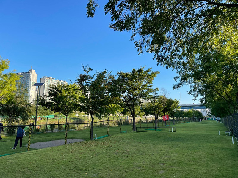 서울 광진구 중랑천파크골프장(광진구 구장) 소개