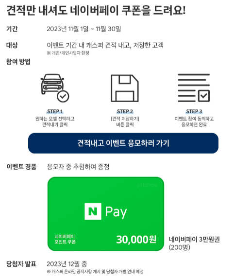 네이버 페이 쿠폰 증정