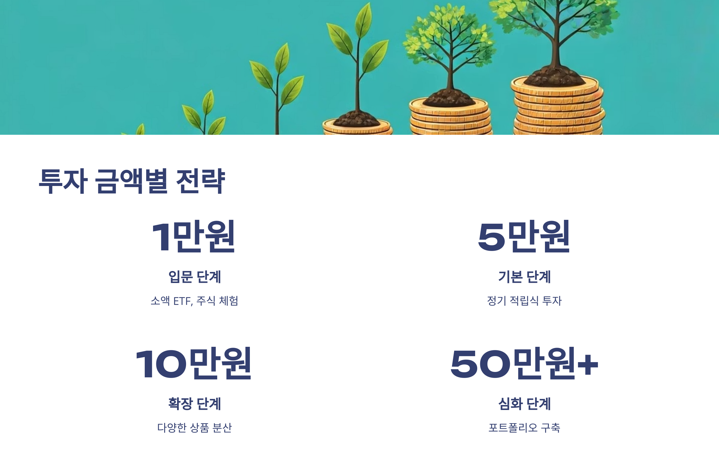 투자 금액별 전략