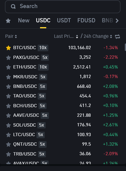 Binance 스팟 인터페이스에 접근하는 방법 본문 이해를 돕는 이미지