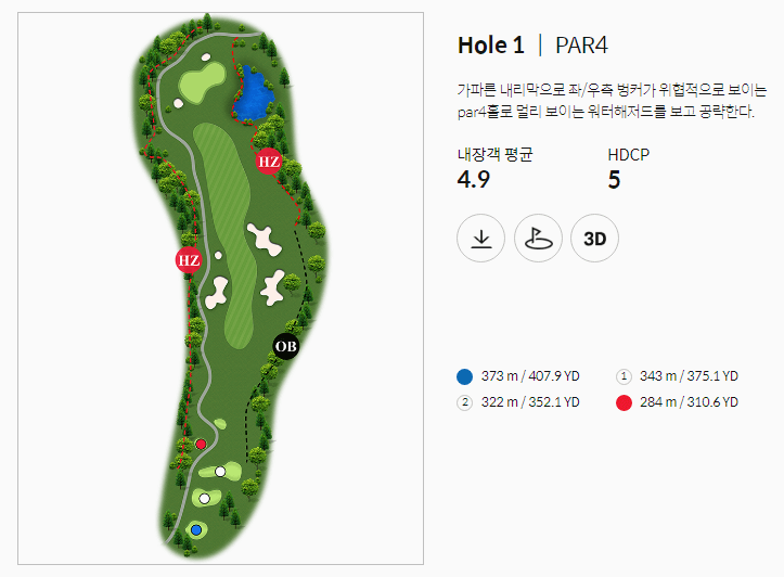 한림용인 CC 사파이어코스 01