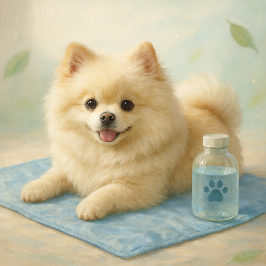 강아지 발 전용 쿨링젤 만들기