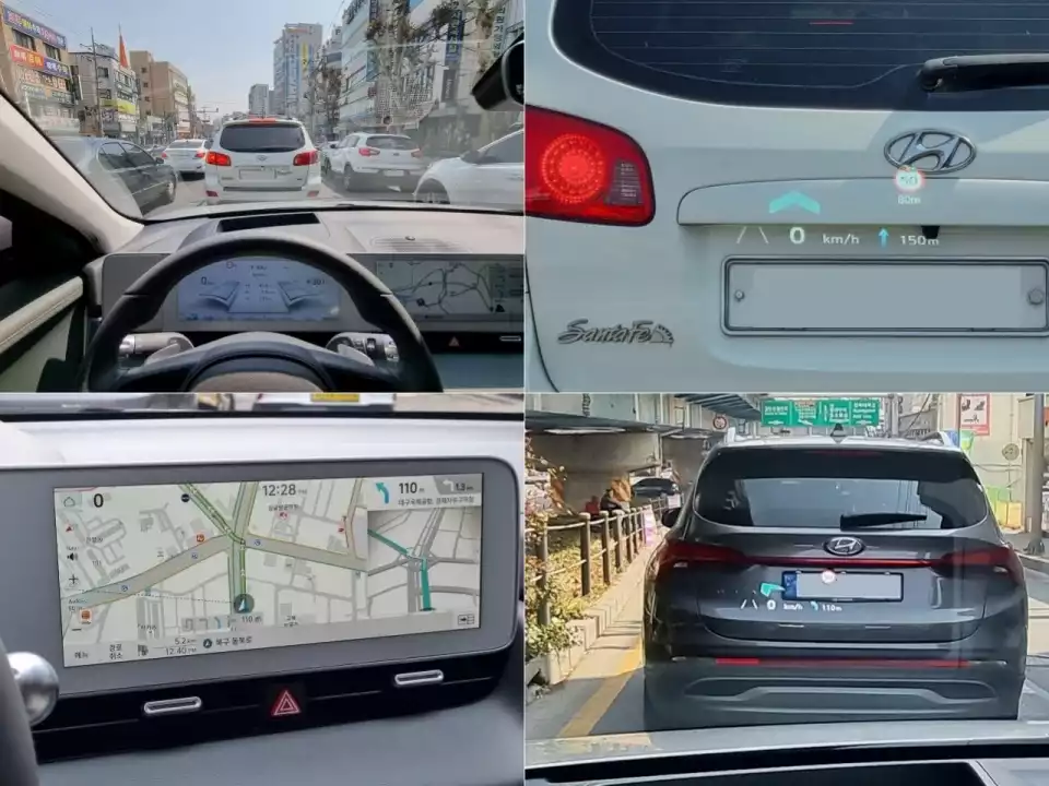 증강현실 HUD의 내용은 좀 더 풍부해졌습니다.