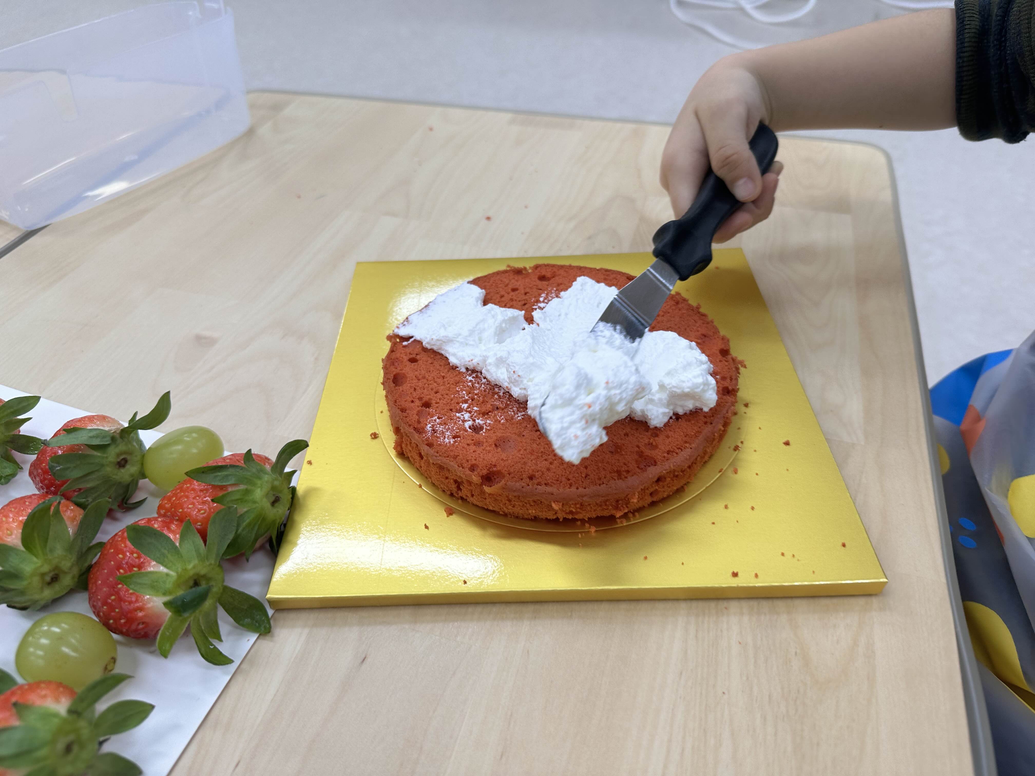 크리스마스 케이크 만들기