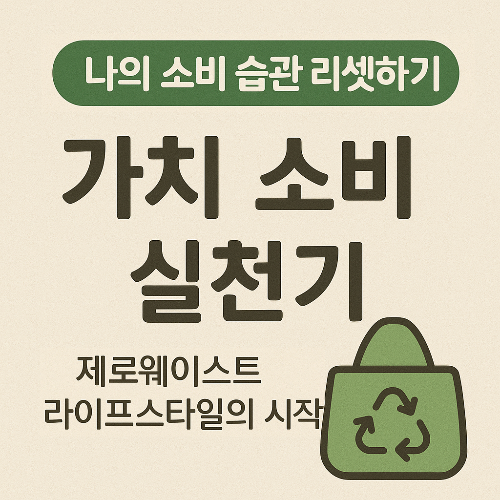나의 소비 습관 리셋하기|가치 소비 실천기 & 무지출 챌린지